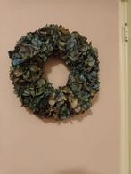 Hortensia Krans - Blauw/Groen 30cm, Ophalen
