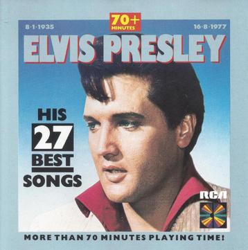 Elvis Presley - His 27 Best Songs CD beschikbaar voor biedingen