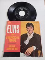 Elvis Presley , single = Suspicious minds / You'll think of., Ophalen of Verzenden, Zo goed als nieuw, Pop