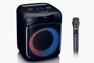 Lenco partyspeaker nieuw in doos, nooit gebruikt. Microfoon. beschikbaar voor biedingen