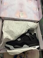 Jordan 4 black canvas maat 44, Ophalen of Verzenden, Zo goed als nieuw, Zwart