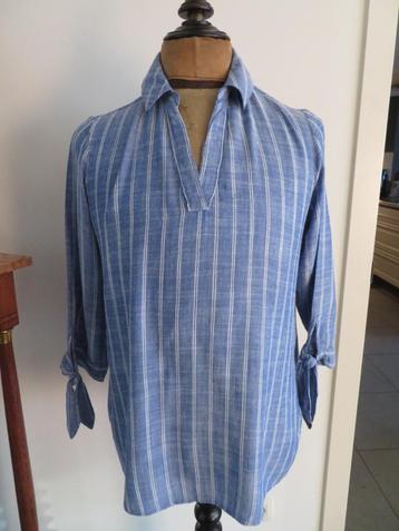 Dames blouse Miss Etam Maat M blauw Z.G.A.N. beschikbaar voor biedingen