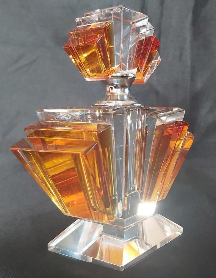 glazen parfumfles met dipstick, Antiek en Kunst, Curiosa en Brocante, Ophalen