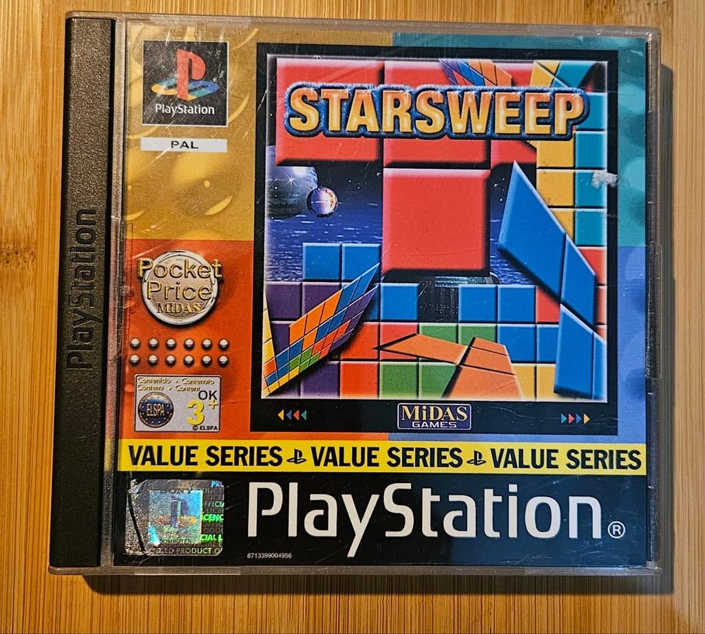 StarSweep - PlayStation 1 (PS1) Puzzelspel, Puzzel en Educatief, Gebruikt, 1 speler, Ophalen of Verzenden