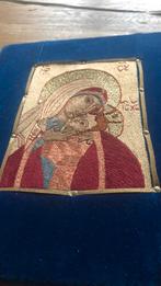 Geborduurde icoon op fluweel, Ophalen of Verzenden