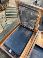 Drukpers Excelsior oud, Ophalen