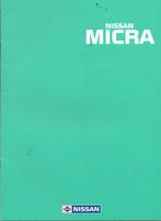 Brochure NISSAN Micra, ca. 1989 (NL)., Nieuw, Ophalen of Verzenden, Nissan, Nissan Motor Nederland