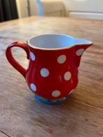 Oilily Melkkan Rood met Stippen, Ophalen, Gebruikt, Aardewerk of Porselein, Minder dan 50 cm