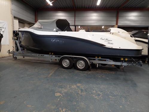 Zeer complete Oud Huijzer 700 Tender + Yamaha F130 vaarklaar, Watersport en Boten, Sloepen, Zo goed als nieuw, 70 pk of meer, 6 meter of meer