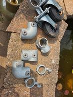 Steigerbuizen met koppelstukken, Doe-het-zelf en Verbouw, Steigers, Ophalen, Zo goed als nieuw, Overige typen, Minder dan 2 meter