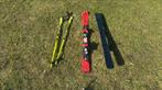 Atomic redster 120 cm ski’s met 95 cm stokken, Ophalen, 100 tot 140 cm, Zo goed als nieuw, Atomic