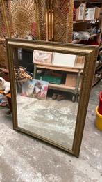 Vintage grote spiegel facet, Ophalen, Rechthoekig, 50 tot 100 cm, 100 tot 150 cm