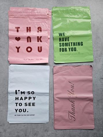 40 verzendzakken met tekst a4 formaat  beschikbaar voor biedingen