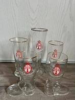 Vintage Oranjeboom Bierglazen - Laarzen Paar, Verzamelen, Ophalen of Verzenden, Gebruikt, Glas of Glazen, Oranjeboom