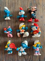 Oude schleich Smurfen poppetjes, Gebruikt, Ophalen of Verzenden