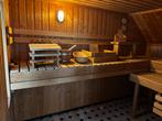 Finse Sauna 32 – 4p – Ceder – 8 kW - gedemonteerd + extra’s, Ophalen, Gebruikt, Complete sauna
