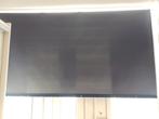 Rolgordijn. Verduisterd. Br 257 cm. Hoog190 cm, Ophalen, Met zon, maan, ster, Blauw, 200 cm of meer