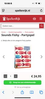 NIEUW! Sounds Fishy - Partyspel, Drie of vier spelers, Ophalen of Verzenden, Nieuw