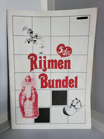 5 december rijmenbundel beschikbaar voor biedingen