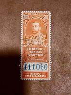 Canada Revenue Zegel 1930 Electricity & Gas Inspection FEG7, Ophalen of Verzenden, Noord-Amerika