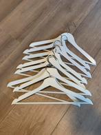 Witte Houten Kledinghangers - Set van 8, Ophalen of Verzenden, Zo goed als nieuw, Hout, Kinderen en Volwassenen