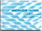 Honda CB750 K manual handleiding (3879z), Ophalen of Verzenden, Honda