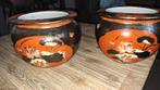 2 stuks Japanse bloempotten, Ophalen of Verzenden
