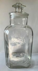 Lees! Grote, hoge oude snoeppot / stopfles. De grootste maat, Antiek en Kunst, Antiek | Glas en Kristal, Ophalen of Verzenden