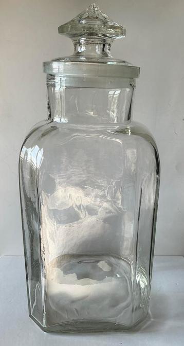 Lees! Grote, hoge oude snoeppot / stopfles. De grootste maat beschikbaar voor biedingen