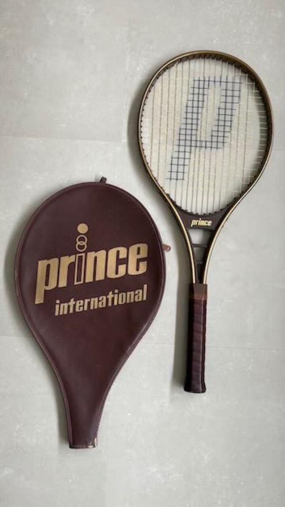 Vintage Prince Pro Oversize racket ('80s) | Grip L2, Sport en Fitness, Tennis, Gebruikt, Racket, Prince, L2, Ophalen of Verzenden