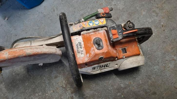 TS 460, Doe-het-zelf en Verbouw, Gereedschap | Zaagmachines, Gebruikt, Overige typen, 1200 watt of meer, 70 mm of meer, Ophalen
