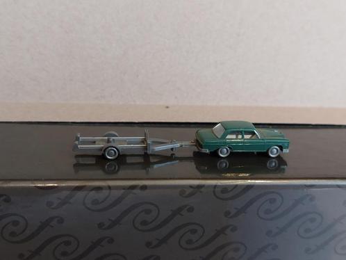 WIKING N21 - Mercedes Benz 280 met boottrailer (12221), Hobby en Vrije tijd, Modeltreinen | N-Spoor, Gebruikt, Overige typen, Gelijkstroom of Wisselstroom