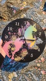 Wandklok unicorn/ eenhoorn, Ophalen of Verzenden, Nieuw, Wandklok