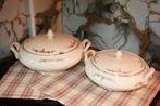 Brocante/Vintage Dekschalen, Antiek en Kunst, Antiek | Porselein, Ophalen of Verzenden