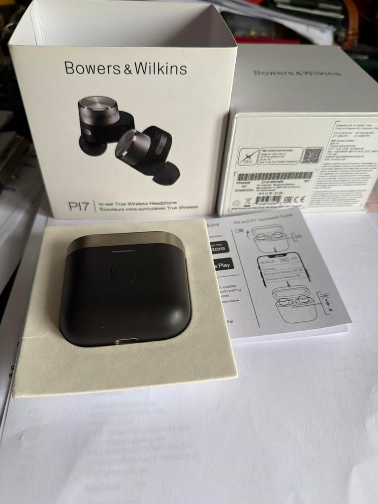 Bowers & Wilkens PI7 earbuds, Ophalen of Verzenden, Zo goed als nieuw, Overige merken, Bluetooth
