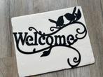 Metalen bordje welcome, Ophalen of Verzenden, Nieuw