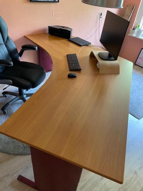 bureau kersen, Huis en Inrichting, Bureaus, Gebruikt, In hoogte verstelbaar, Ophalen