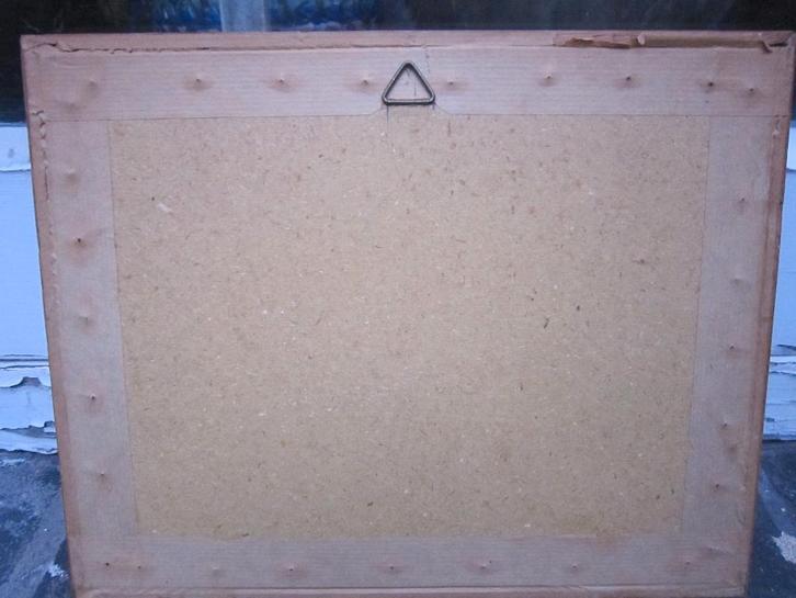 Loosdrecht, Opgeplakte tekening van een Caravan, Antiek en Kunst, Kunst | Tekeningen en Foto's, Ophalen of Verzenden