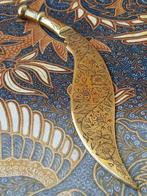 Antieke briefopener uit Engeland van bewerkt koper 24 cm., Antiek en Kunst, Antiek | Koper en Brons, Ophalen of Verzenden, Koper