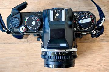 Nikon FA systeemcamera zwart + lenzen