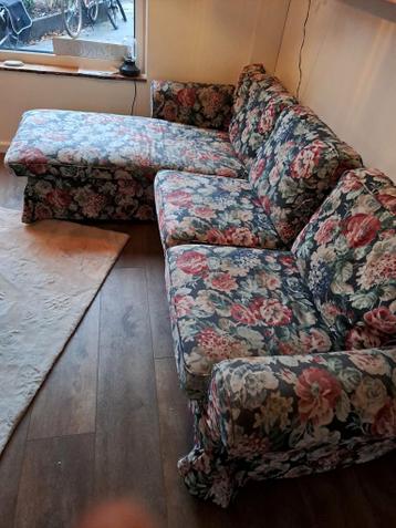 Ikea Ektorp Hoekbank chaise longue bloemen - afbeelding 5