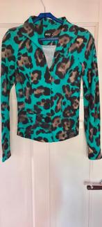 MOQ jasje blazer colbert groen panterprint maat 36, Ophalen of Verzenden, Zo goed als nieuw, Maat 36 (S), MOQ