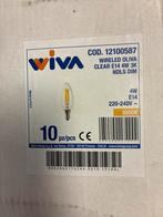Wiva E14 LED Lamp Oliva - 10 Stuks, Led-lamp, Soft of Flame, E14 (klein), Nieuw