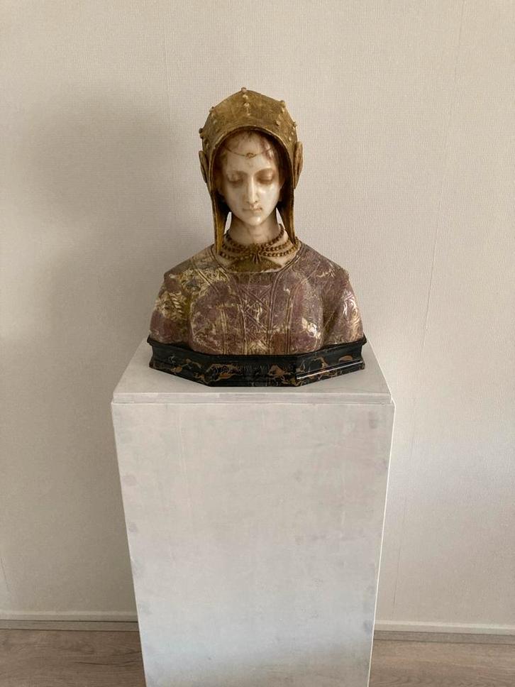 Marmeren Buste Margherita Di Valois (1492), Antiek en Kunst, Kunst | Beelden en Houtsnijwerken, Ophalen