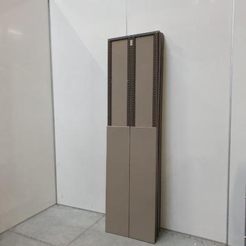 Bruine metalen legbordstelling - 211x750x60 cm beschikbaar voor biedingen