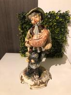 Capodimonte italiaans antiek porselein, Verzamelen, Beelden en Beeldjes, Ophalen, Gebruikt, Dier