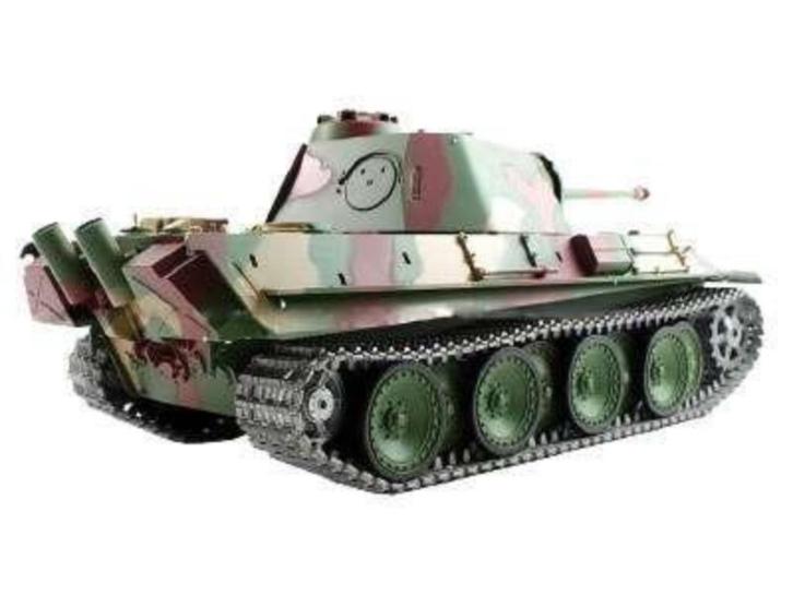 RC tank Panther G metalen tracks en aandrijving 2.4GHZ Contr, Hobby en Vrije tijd, Modelbouw | Radiografisch | Overige, Nieuw