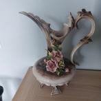 Vintage Capodimonte Vaas met Bloemen, Ophalen, Gebruikt, Overige kleuren, 50 tot 75 cm