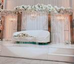 Huren weddingstage bruiloft decoratie te huur Bruidsbank, Ophalen of Verzenden, Zo goed als nieuw