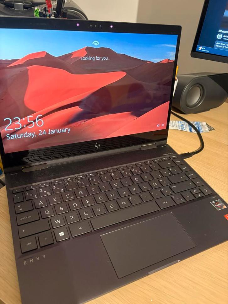 HP Envy X360 13" 4K Touchscreen Laptop, Computers en Software, Windows Laptops, Gebruikt, 13 inch, SSD, 2 tot 3 Ghz, 16 GB, Qwerty